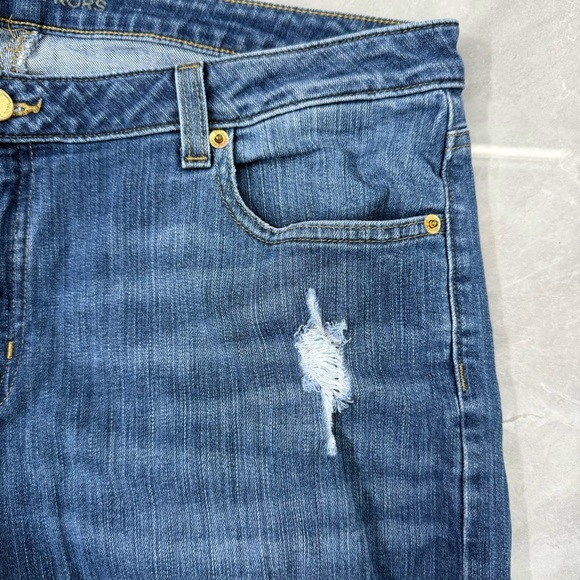 Women’s Michael Kors Dillion Relaxed Distressed Jeans Size 12 - Picture 6 of 16